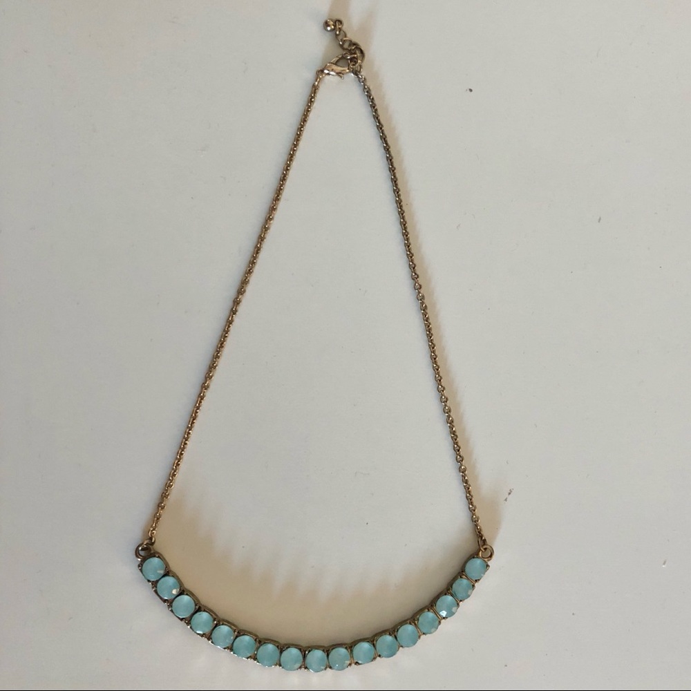 Teal Gem Necklace